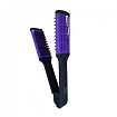 Keratin Tools Расческа зажимная с жёсткой щетиной фиолетовая